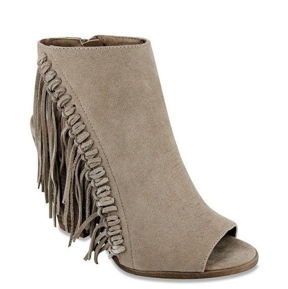 Rampage Shoes - Rampage  fringe booties